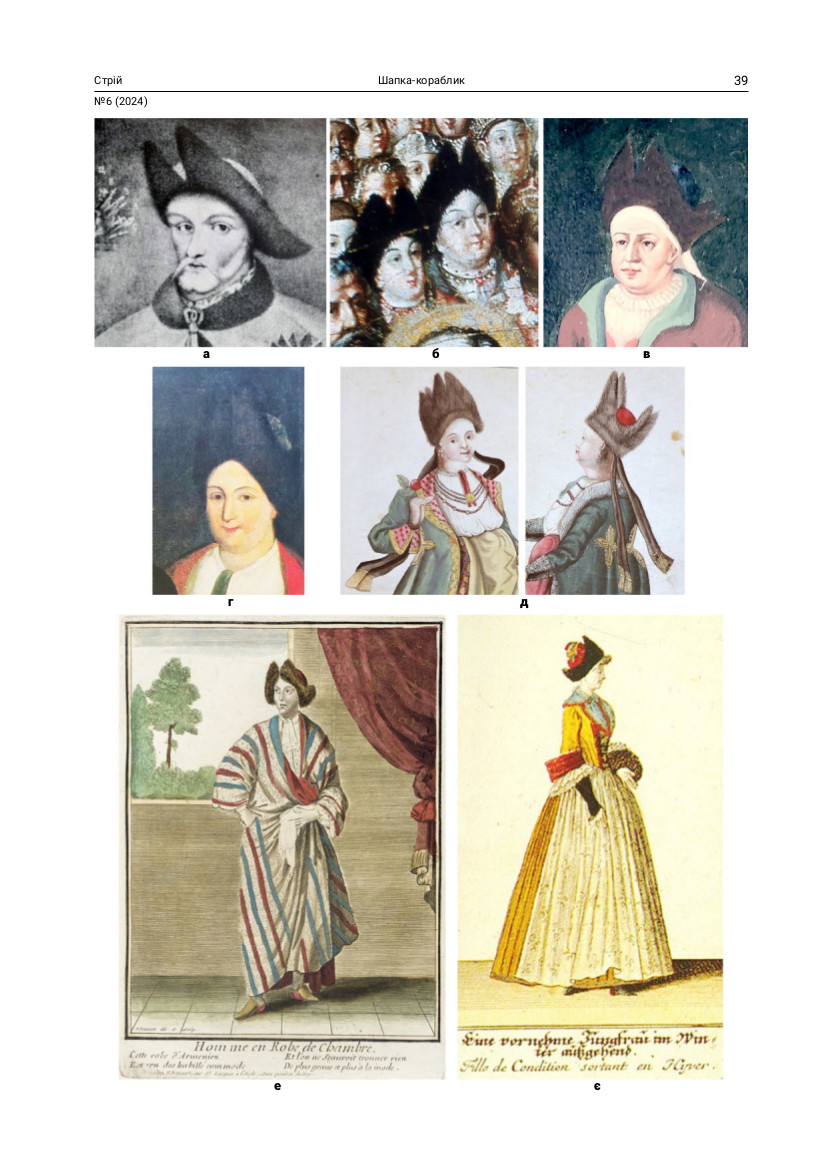 Шапка-кораблик: хронологічні, соціокультурні та територіальні рамки побутування, модні зміни та походження назви